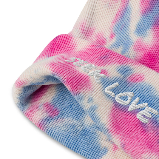 Seek love Tie-dye beanie